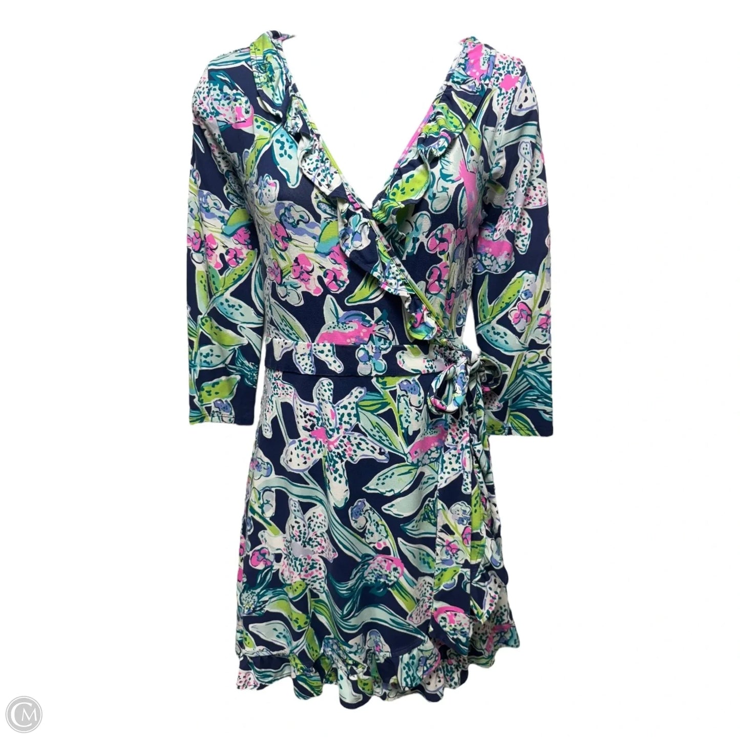 Jessalynne Romper Designer By Lilly Pulitzer In Bright Navy Sway This Way, Size: XS