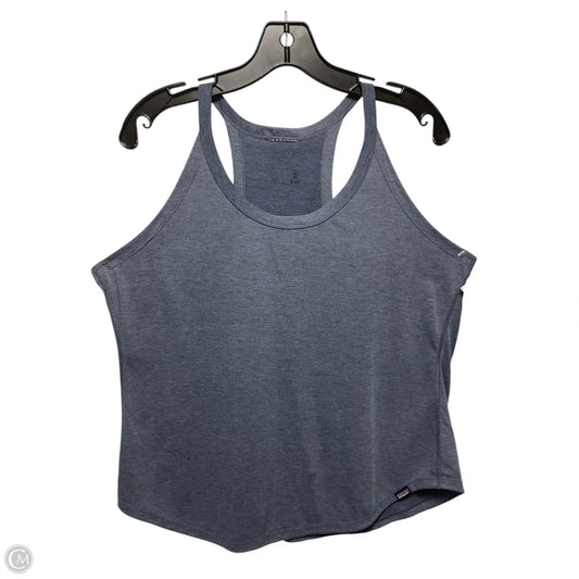 Athletic Tank Top By Patagonia In Blue, Size: Xl