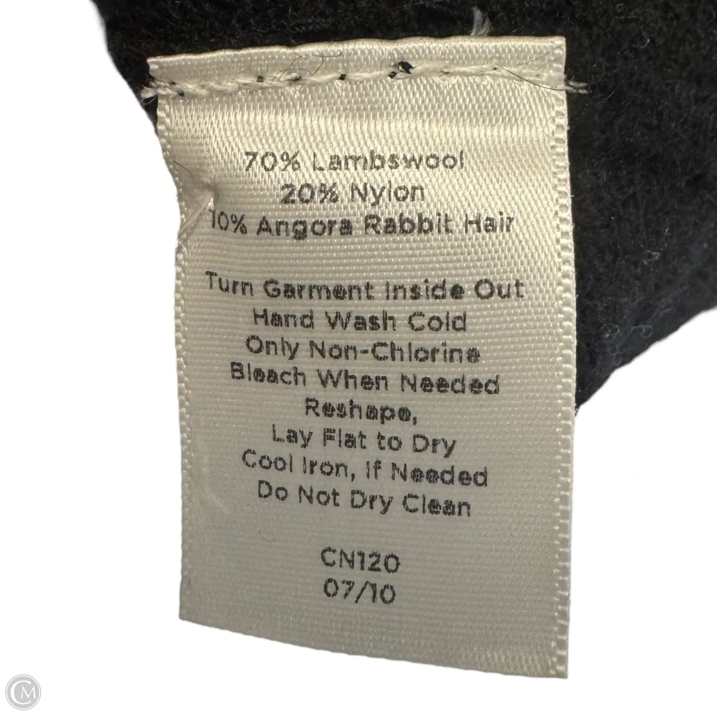 Wool Blend Sweater Cardigan By Talbots In Black, Size: Xl