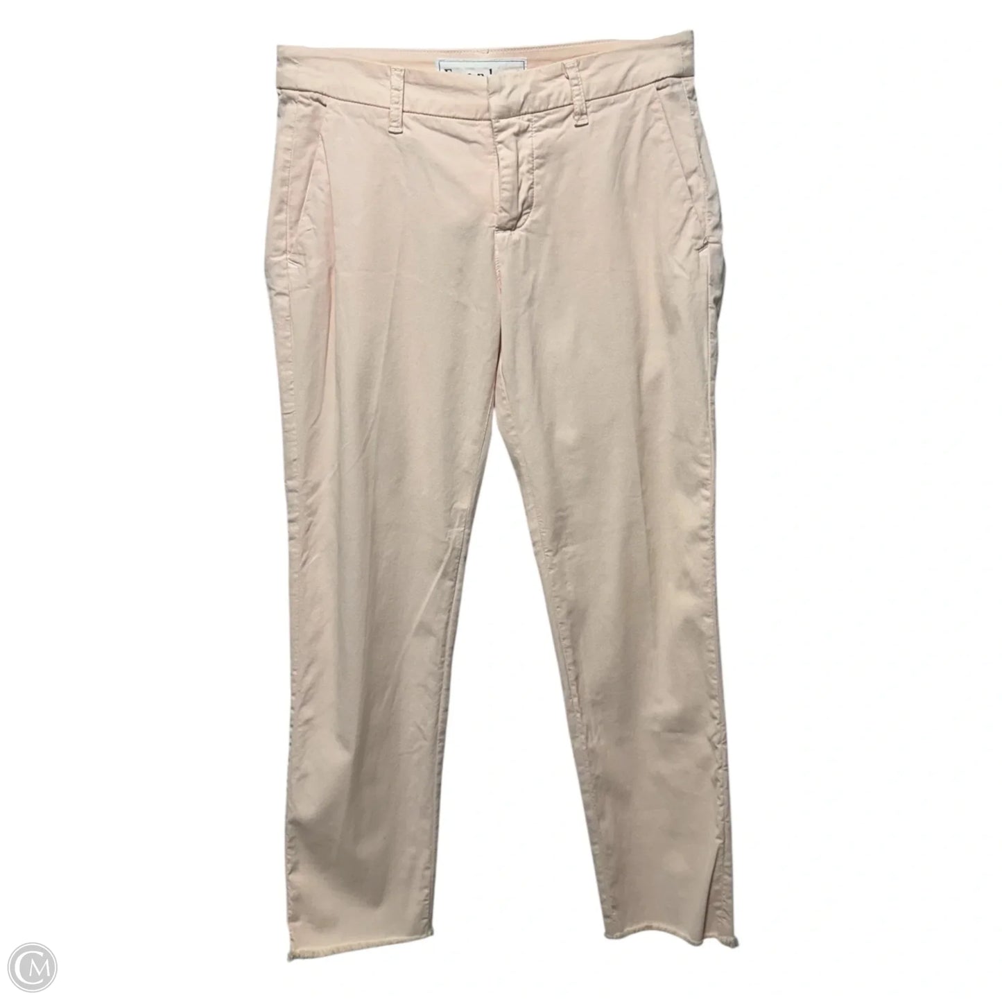 Wicklow Italian Chino Pants By Frank And Eileen In Peach, Size: 0