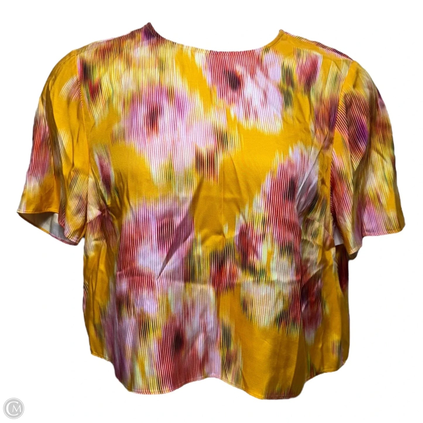 Hitaku Short Sleeve Top By Ted Baker In Orange, Size: XL