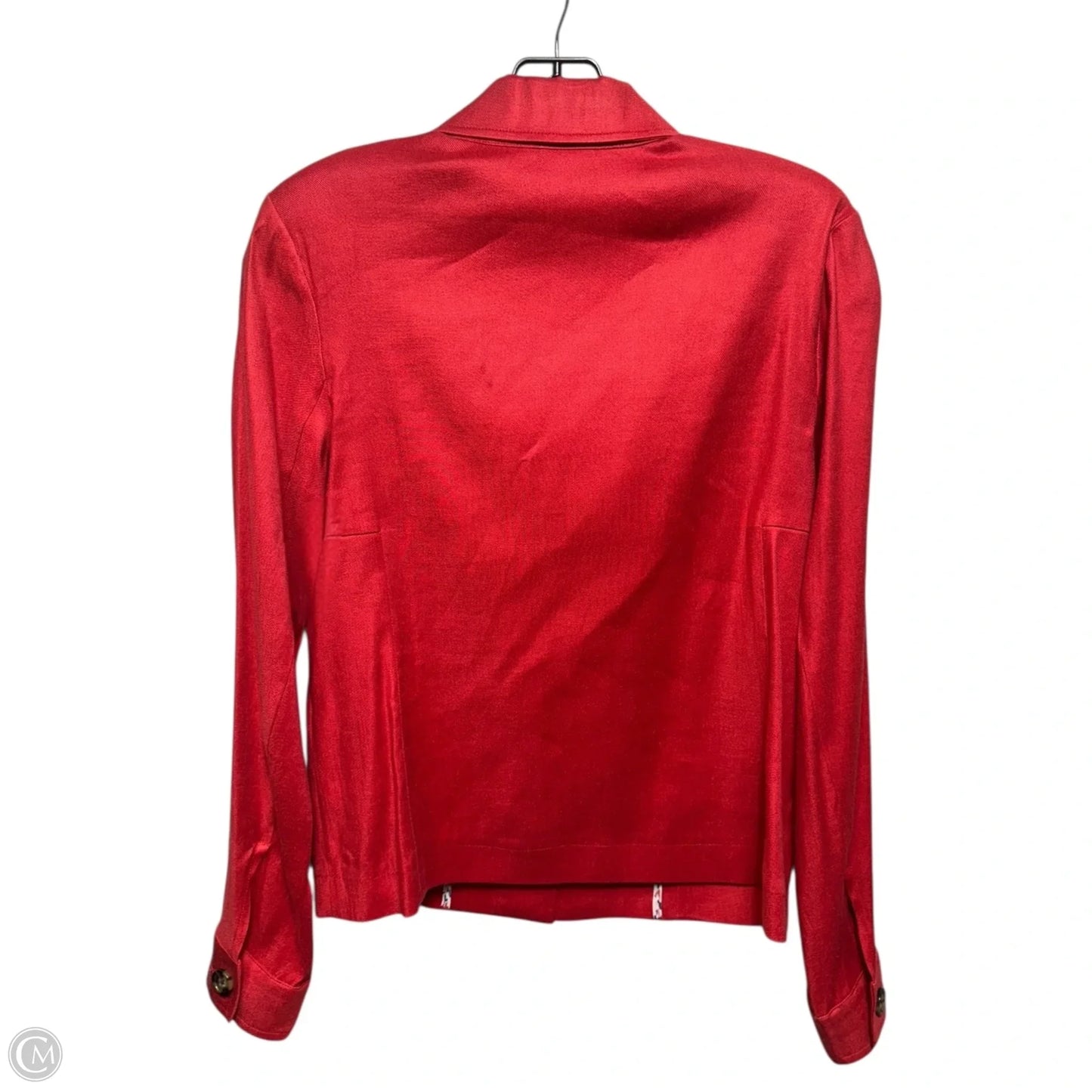 Linen Blend Blazer By Cabi In Red, Size: S