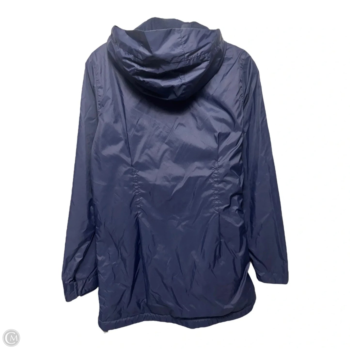 Jacket Windbreaker By Columbia In Navy, Size: S