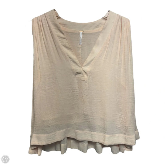 Top Sleeveless By Free People In Peach, Size: Xs