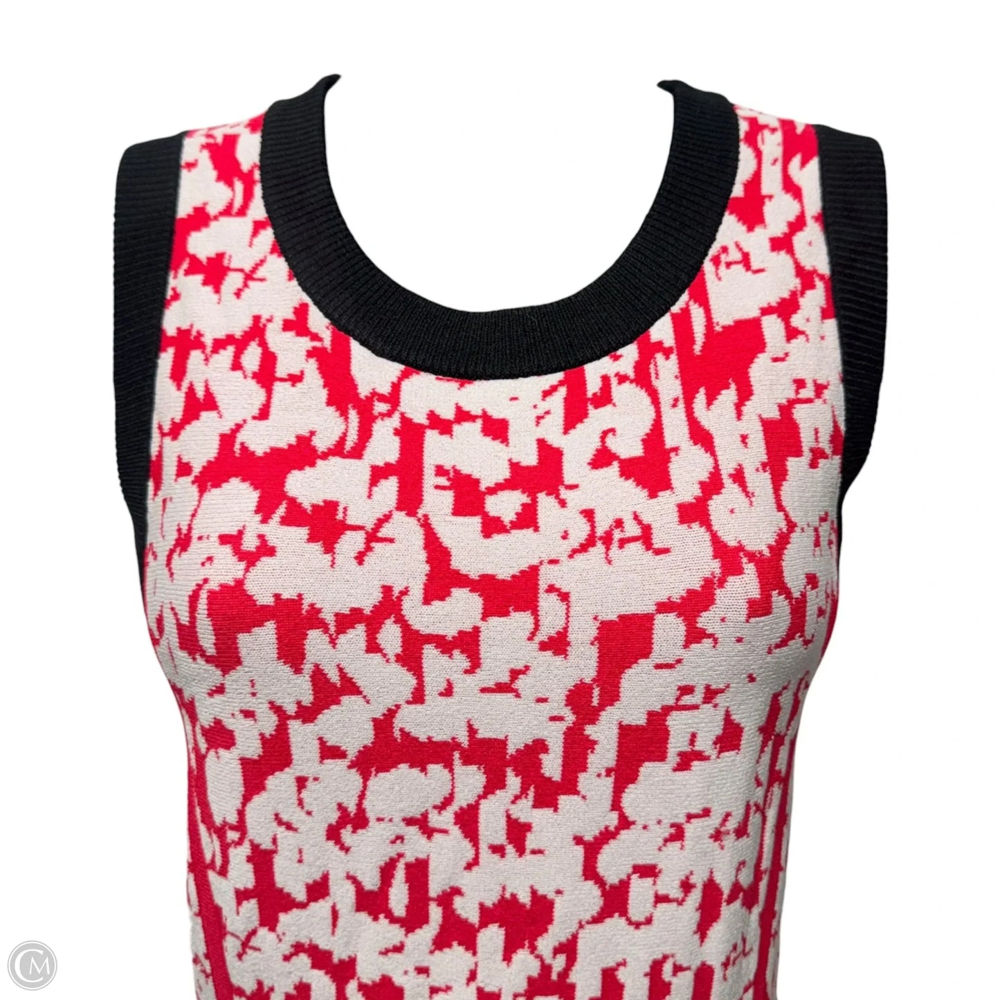 Dive Right In Floral Jacquard Knit Fit & Flare Dress Designer By Kate Spade In Pink & White, Size: S
