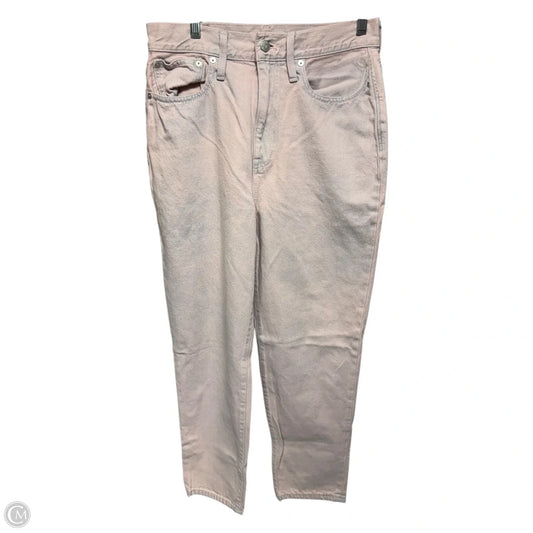 The Mom Jean By Madewell In Pink, Size: 6