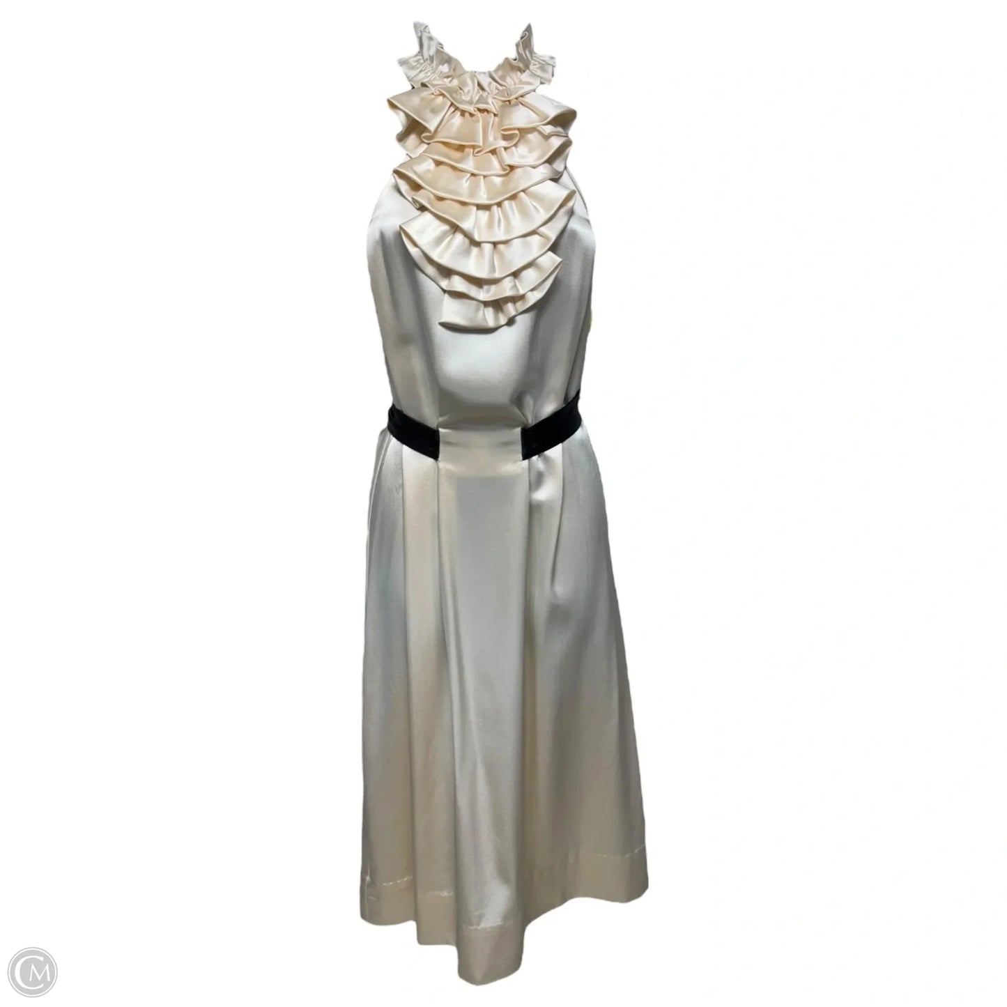 Silk Dress Party Midi By Phillip Lim In Cream, Size: 2