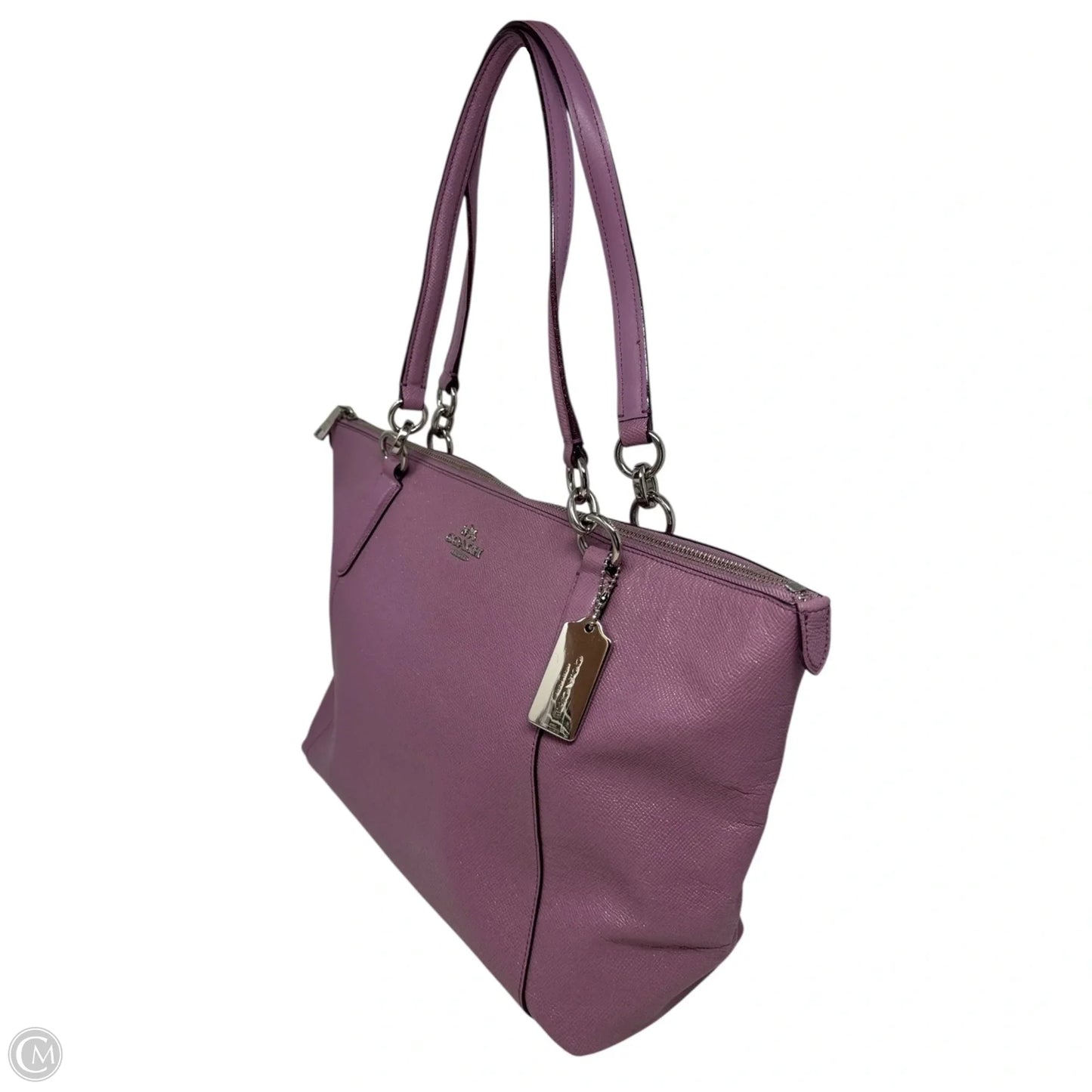 Ava Glitter Tote Designer By Coach, Size: Medium