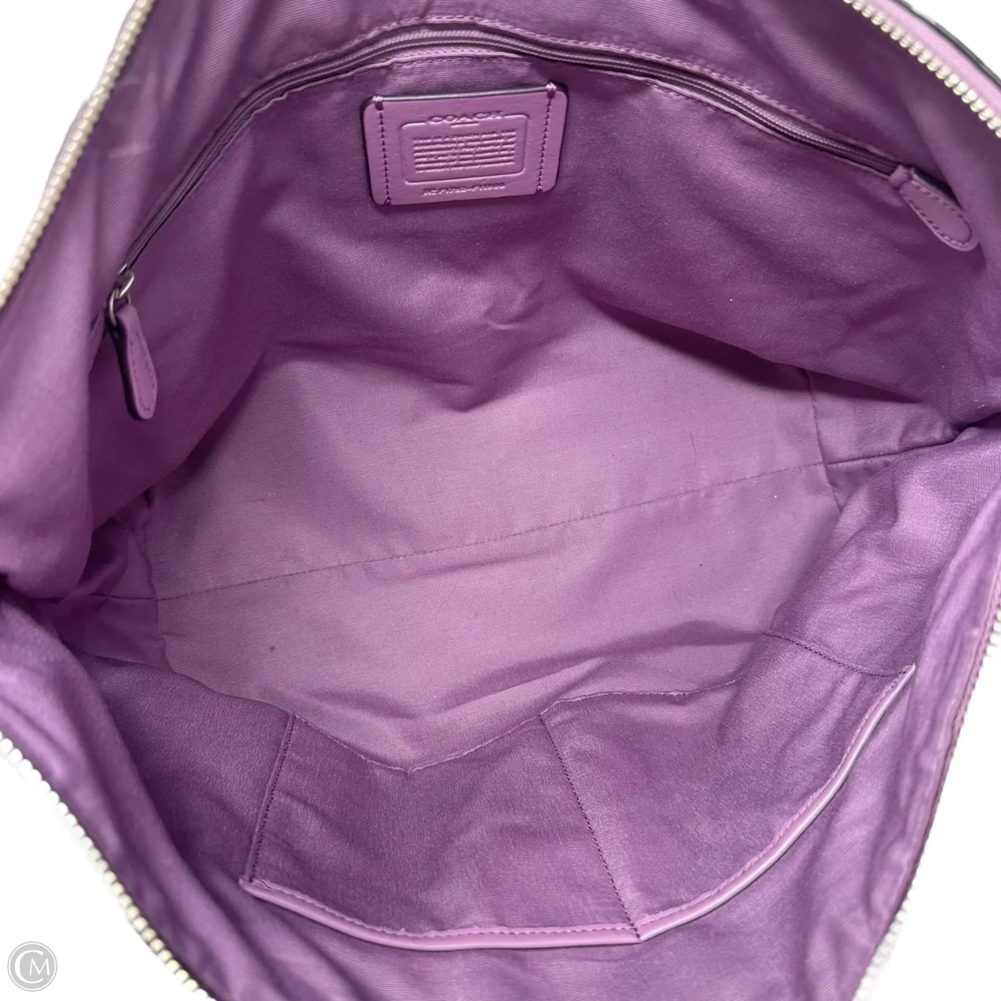 Ava Glitter Tote Designer By Coach, Size: Medium