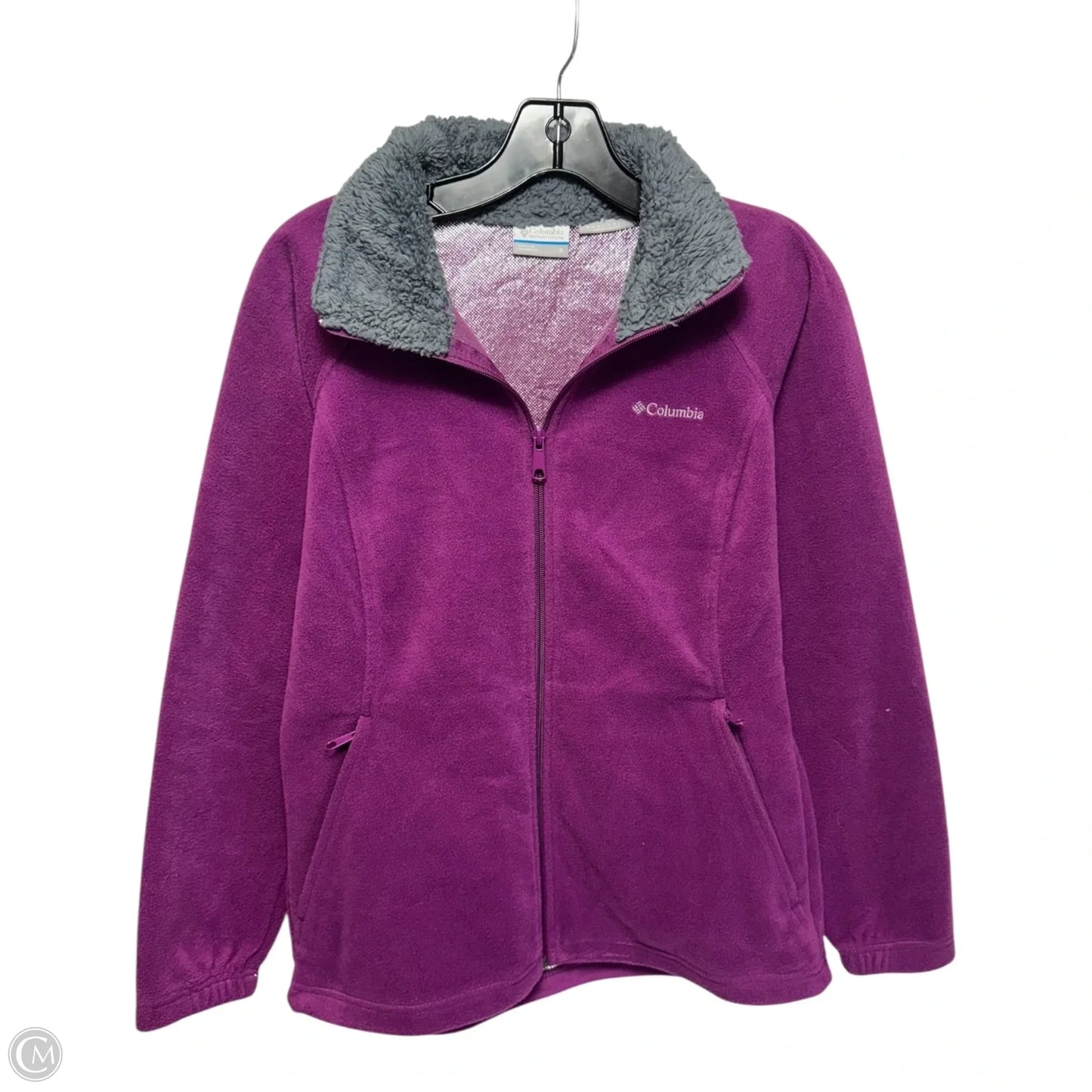 Jacket Fleece By Columbia In Purple, Size: S