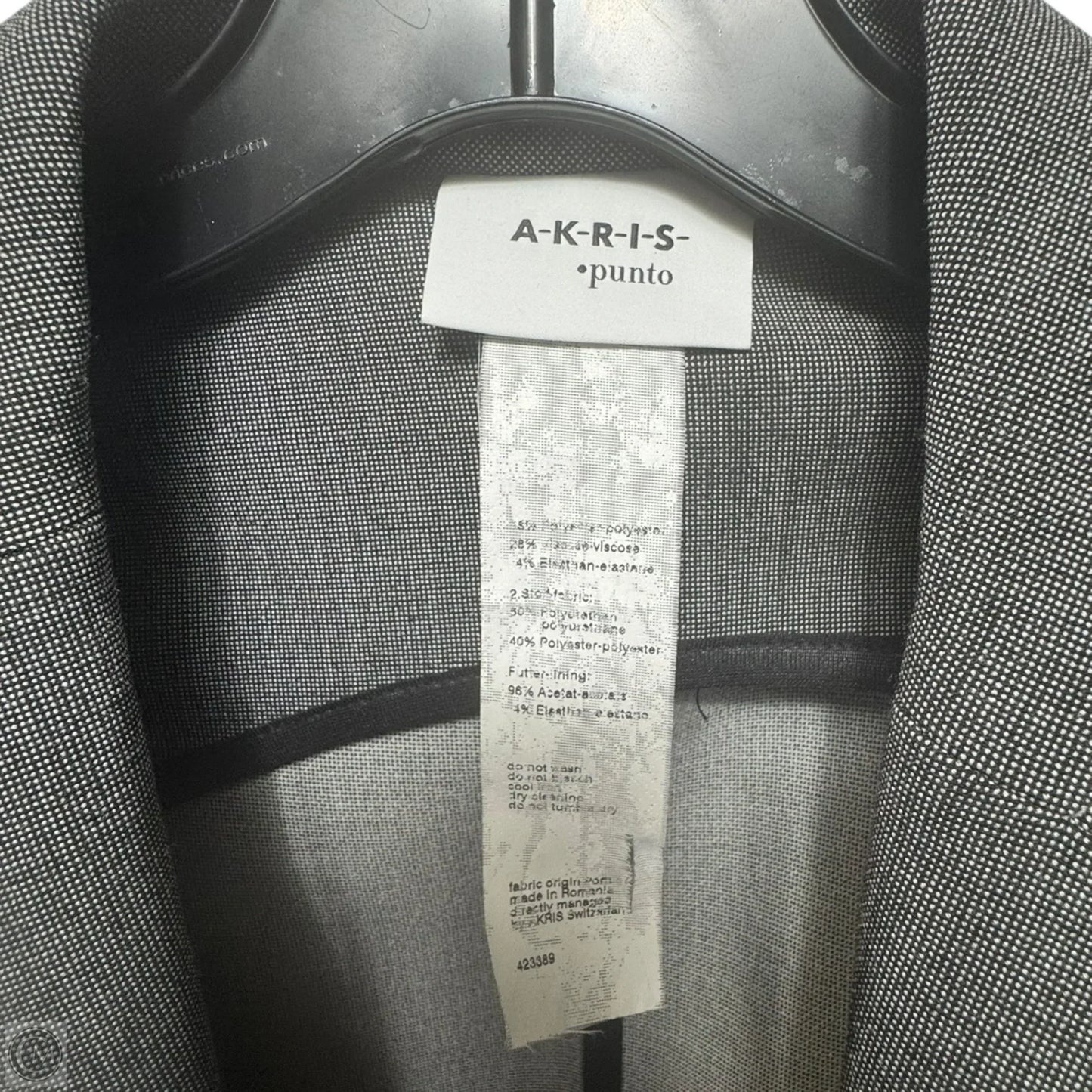 Blazer By Akris In Grey, Size: 12