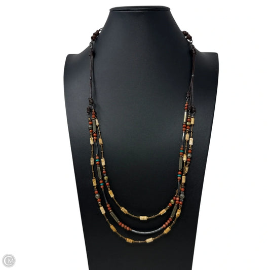 Festival Spice Sterling Silver Brass Jasper Howlite Necklace By Silpada