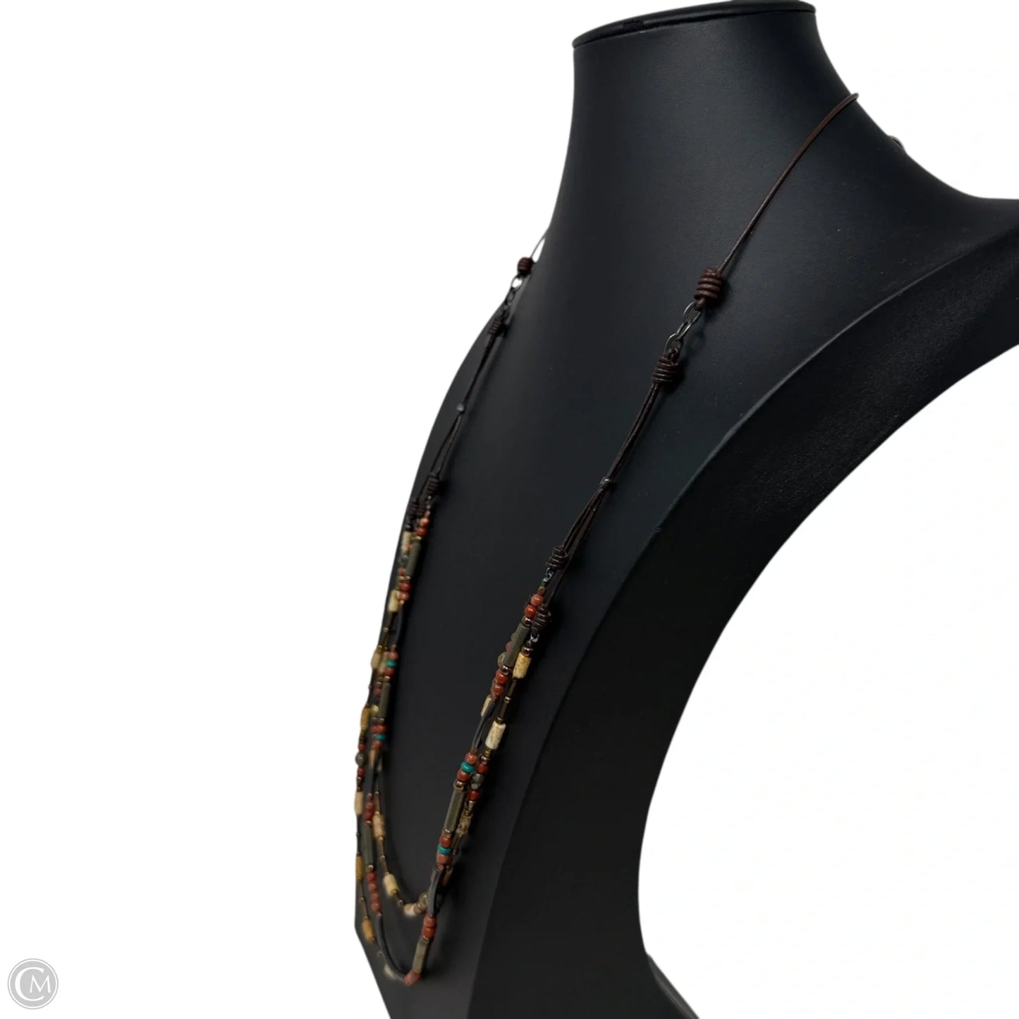 Festival Spice Sterling Silver Brass Jasper Howlite Necklace By Silpada