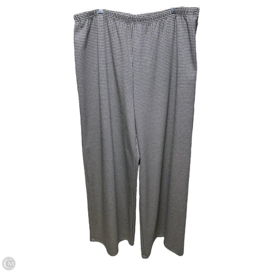 Palazzo Pant By Bryn Walker In Checkered Pattern, Size: 3x
