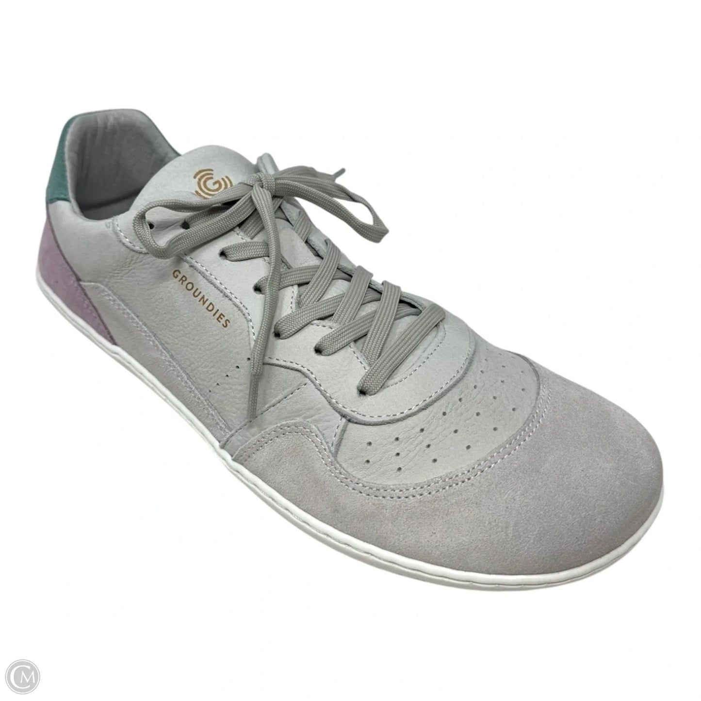 Shoes Sneakers By Groundies In Grey & Pink, Size: 11.5