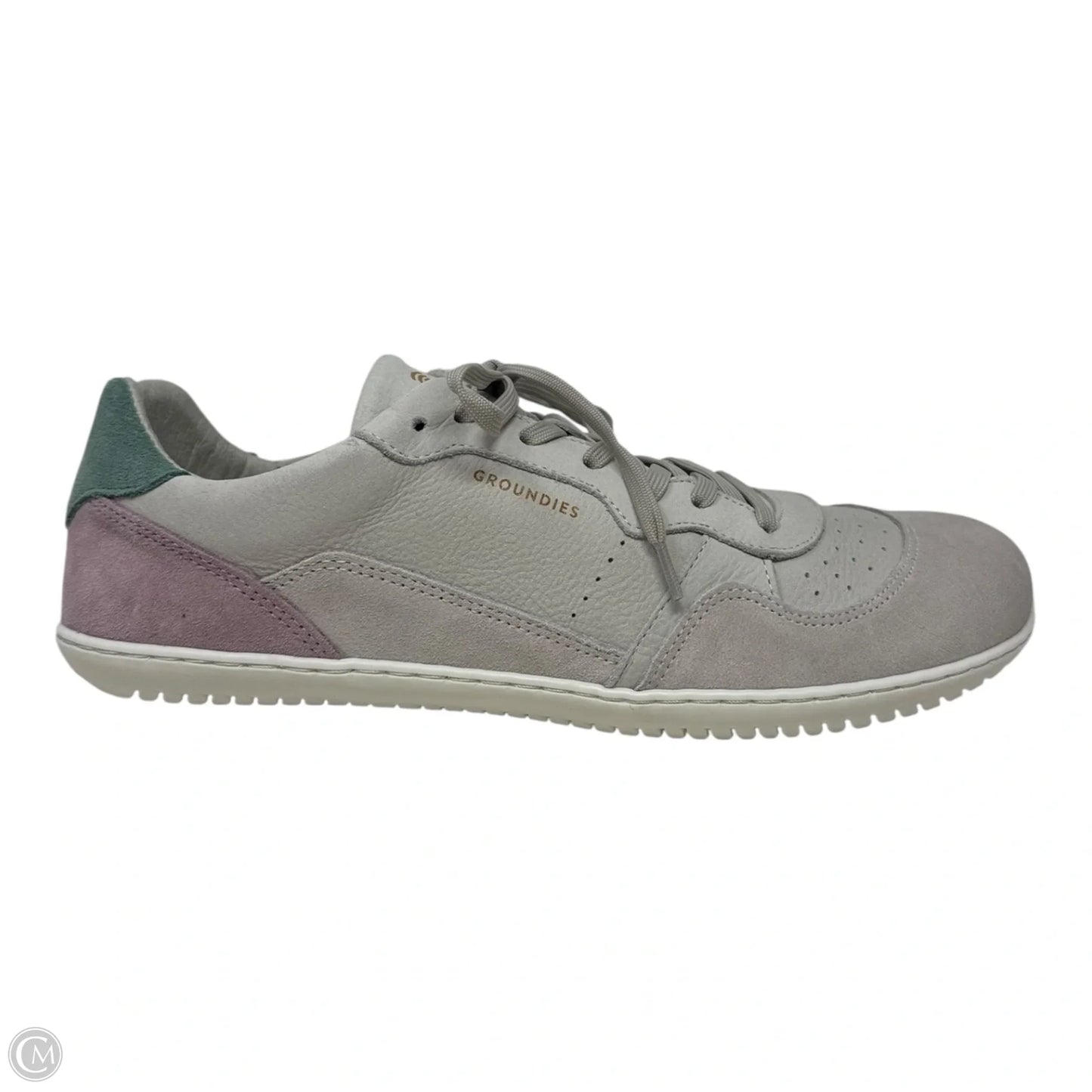 Shoes Sneakers By Groundies In Grey & Pink, Size: 11.5