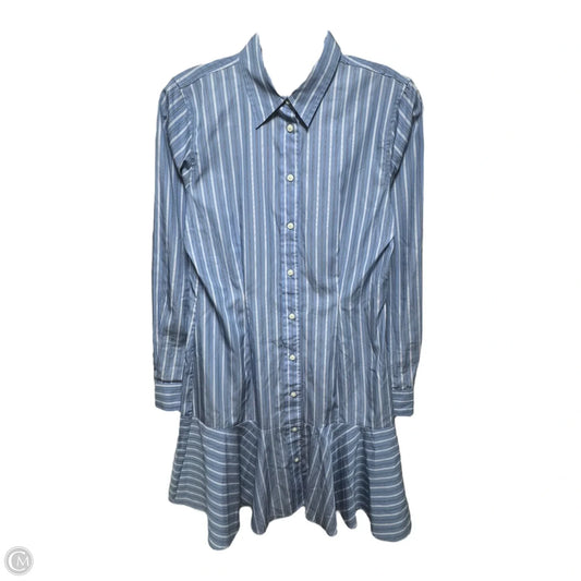 Triella Long-Sleeved Shirt Dress By Lauren By Ralph Lauren In Striped Pattern, Size: 2