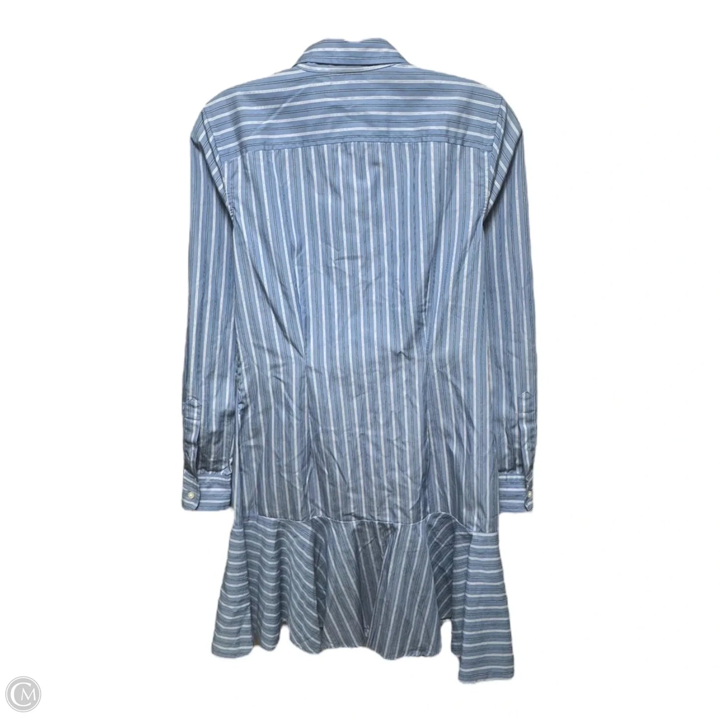 Triella Long-Sleeved Shirt Dress By Lauren By Ralph Lauren In Striped Pattern, Size: 2