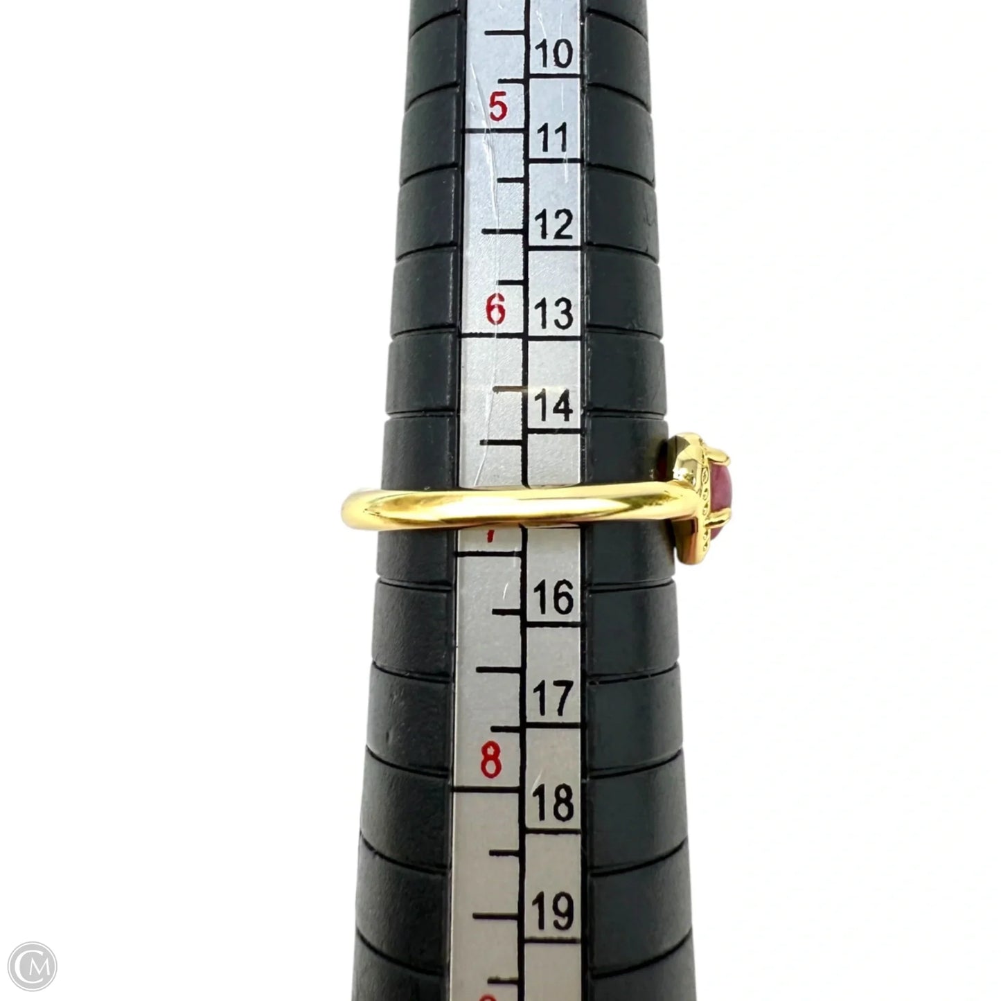 14k Gold Over Brass Anna Band Ring In Marbleized Pink Illusion By Kendra Scott, Size: 7