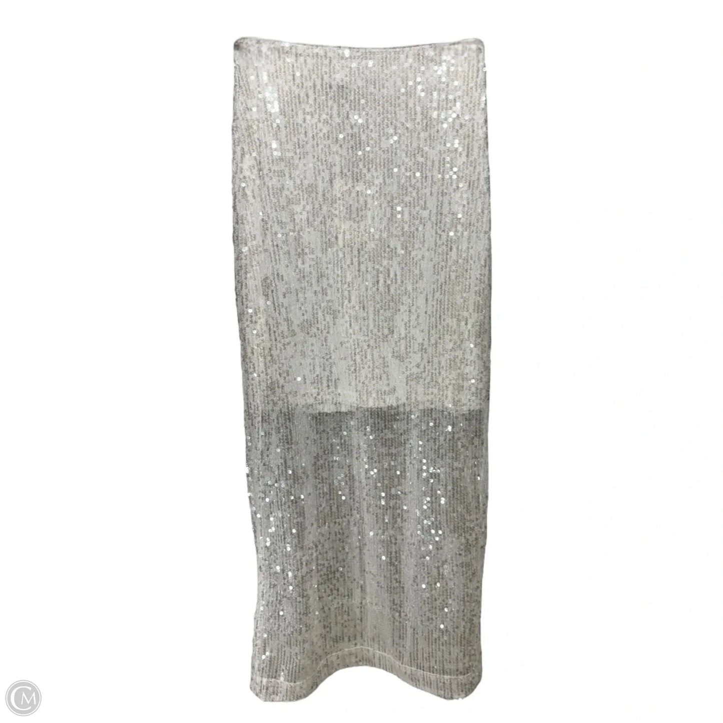 Sequin Skirt Maxi By Grey Lab In White, Size: Xs