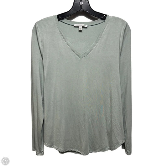 Top Long Sleeve Basic By Green Envelope In Green, Size: M
