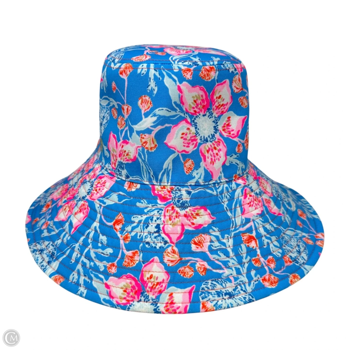 UPF 50+ Reversible Sun Hat Designer By Lilly Pulitzer In Multi Bahamian Rhapsody OSFM