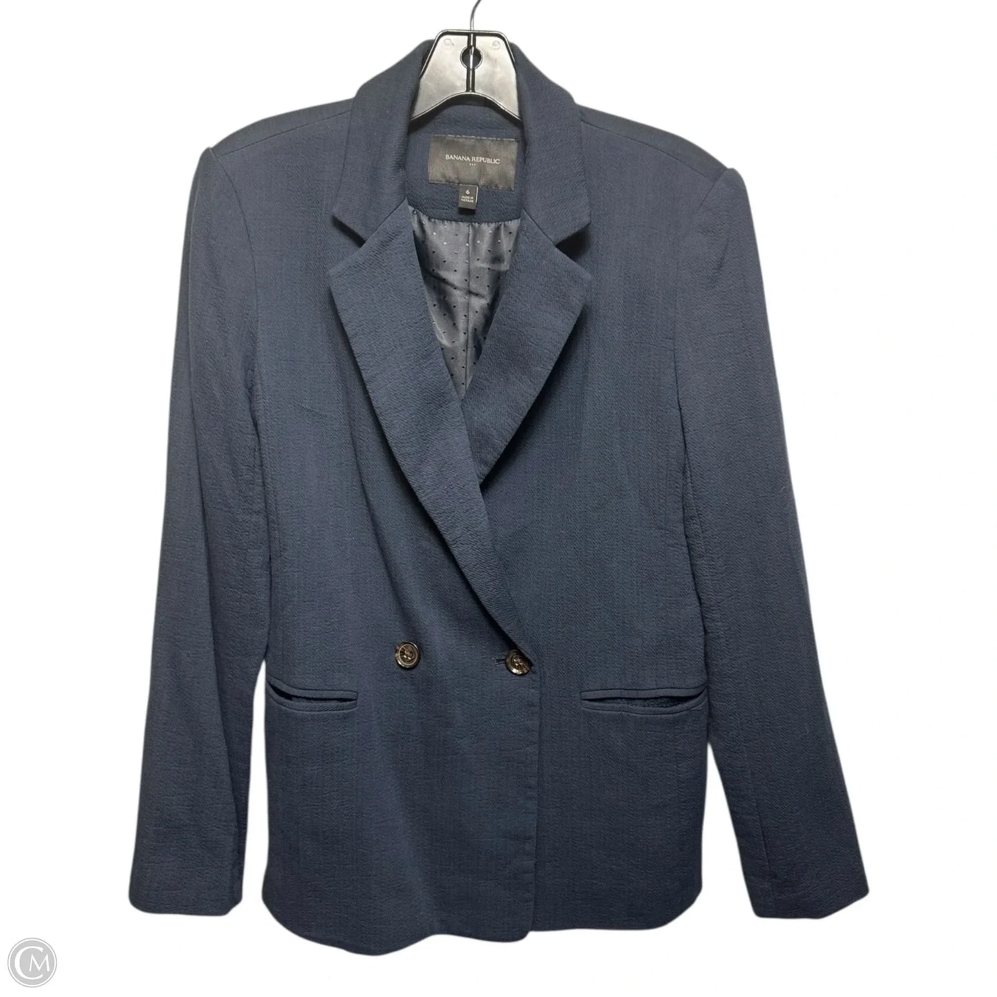 Blazer By Banana Republic In Navy, Size: 6