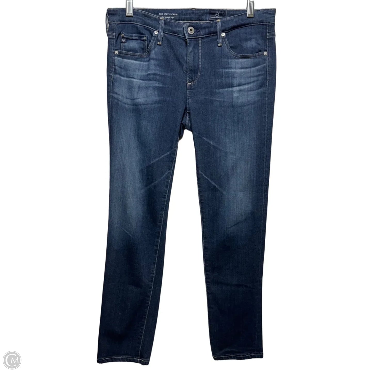 Jeans Skinny By Adriano Goldschmied In Blue Denim, Size: 4