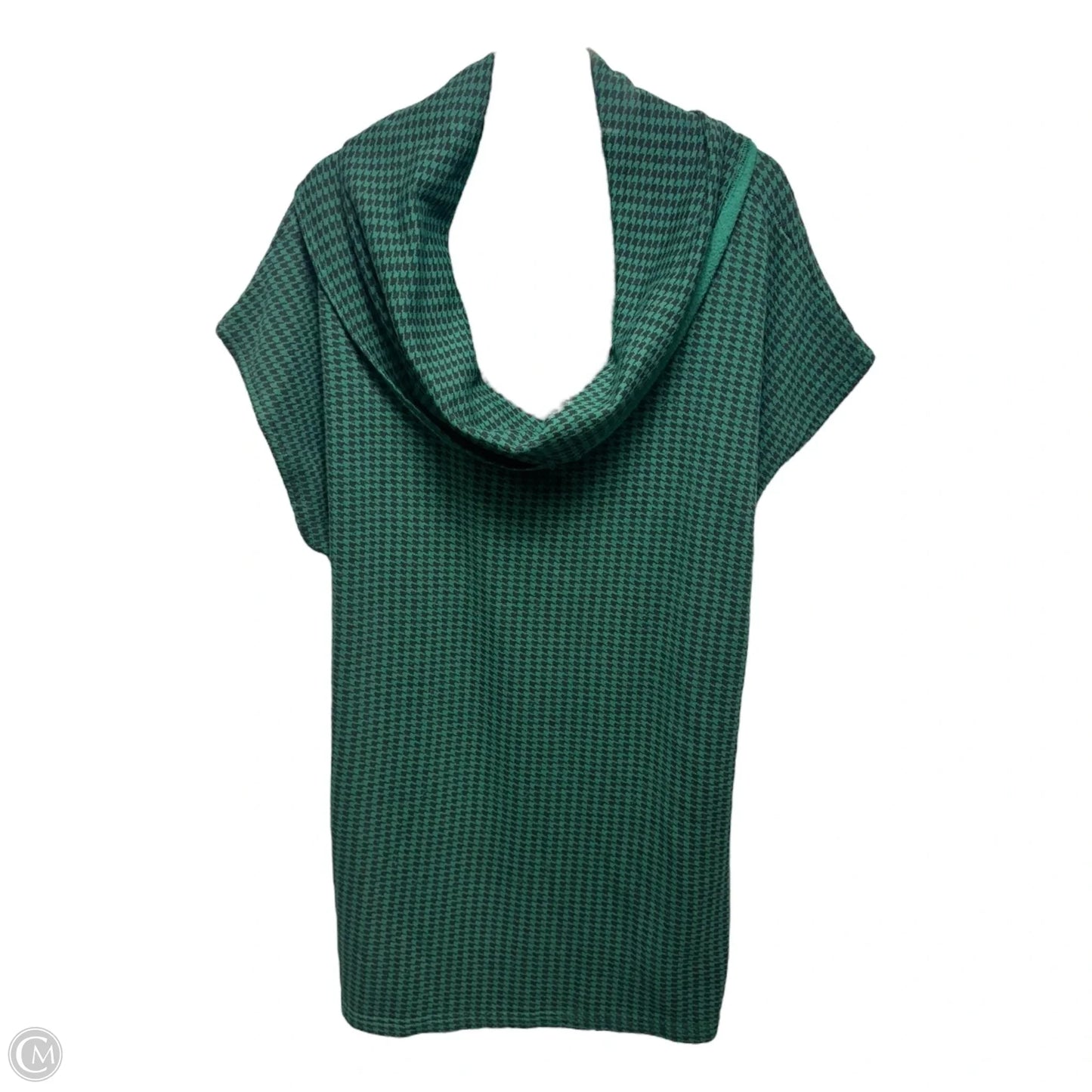Top Sleeveless By Bryn Walker In Black & Green, Size: Xl