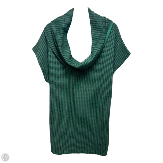 Top Sleeveless By Bryn Walker In Black & Green, Size: Xl