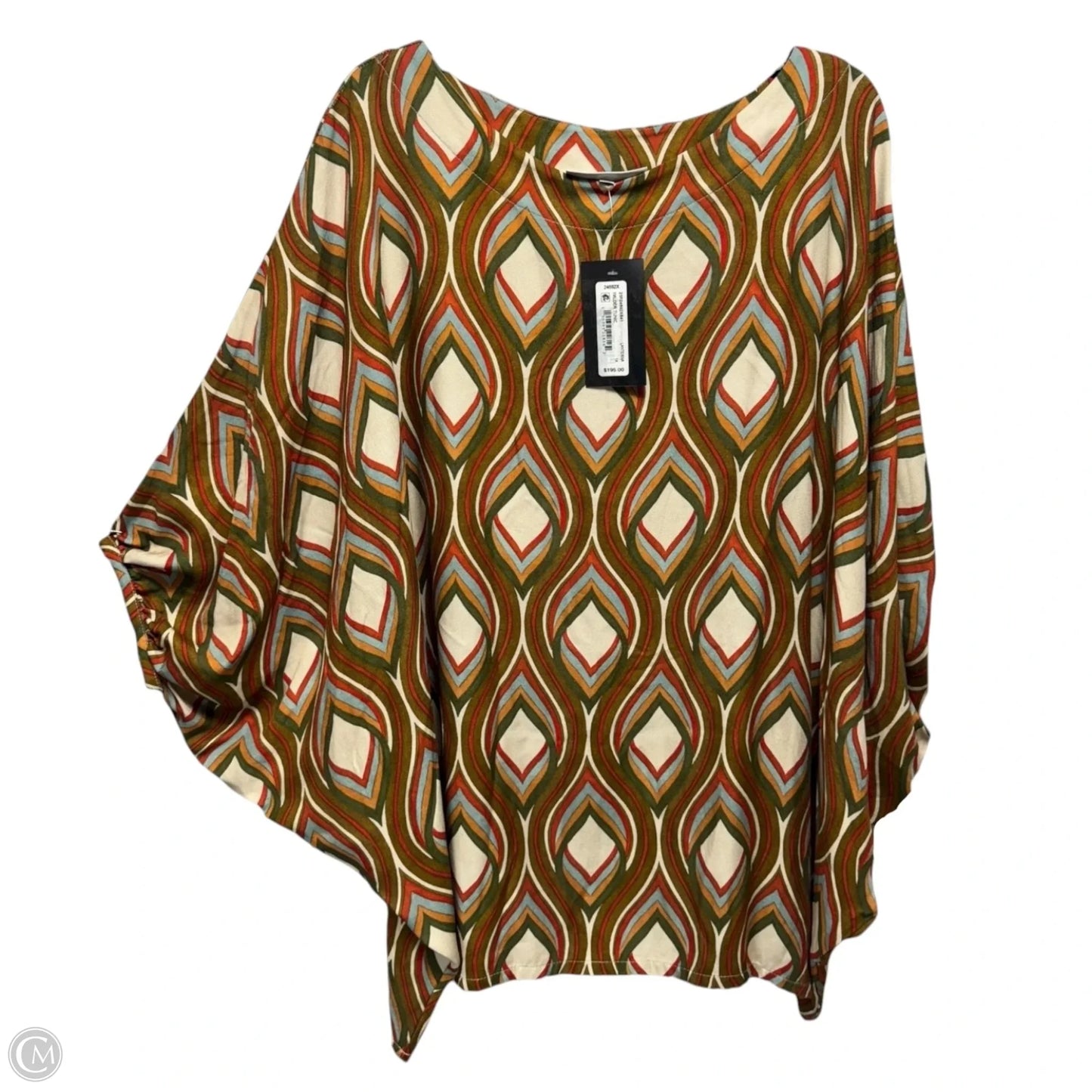 Tunic Short Sleeve By Bryn Walker In Multi-colored, Size: 1x
