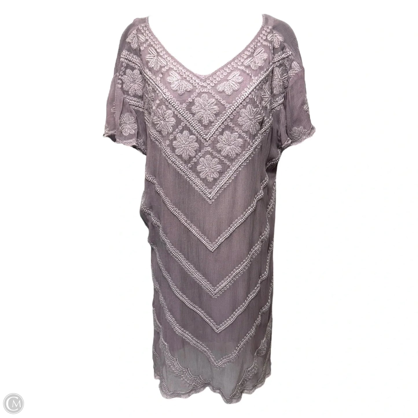 Embroidered Violette Dress By Sundance In Amethyst, Size: XSP