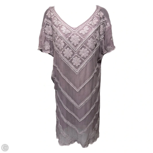 Embroidered Violette Dress By Sundance In Amethyst, Size: XSP