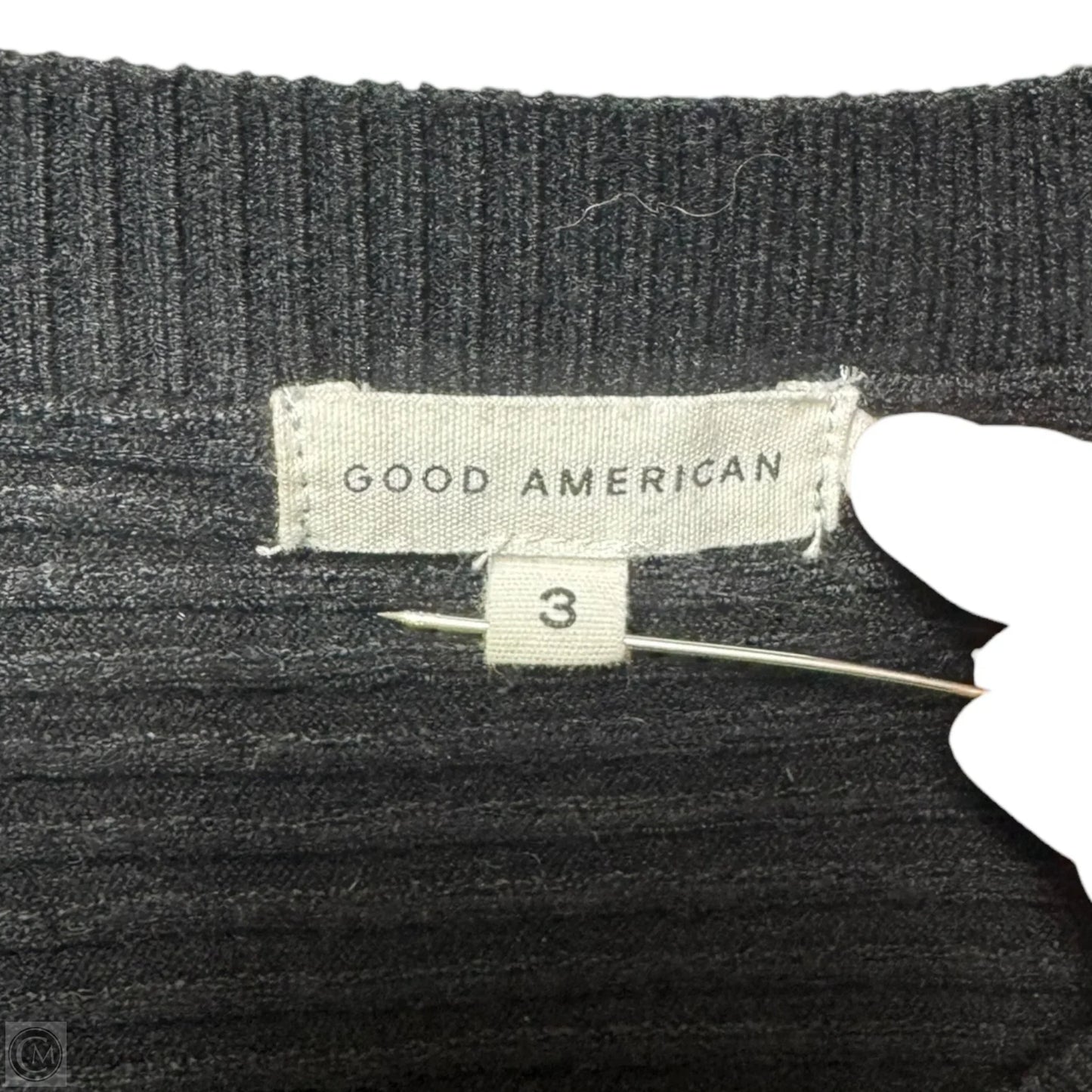 Sweater By Good American In Black, Size: L