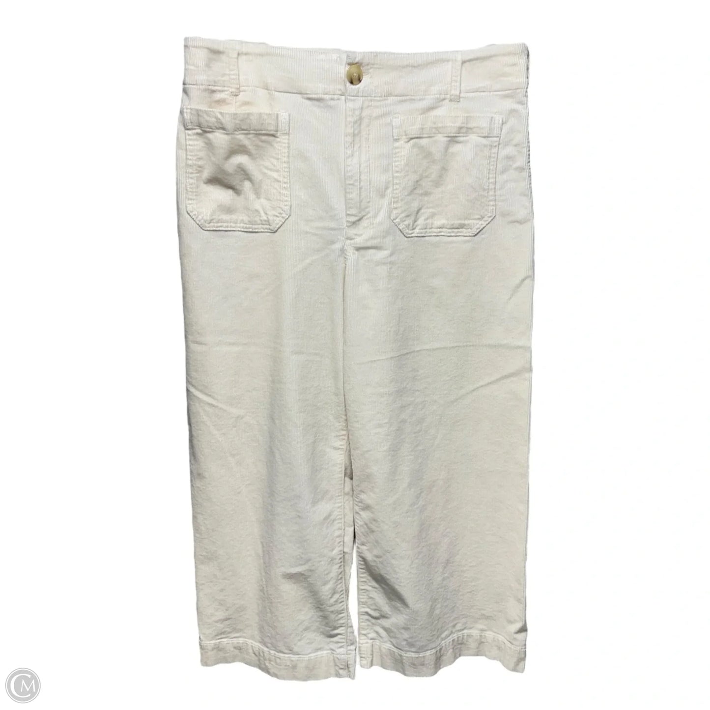 Collette Corduroy Pants By Maeve In Cream, Size: 18 p