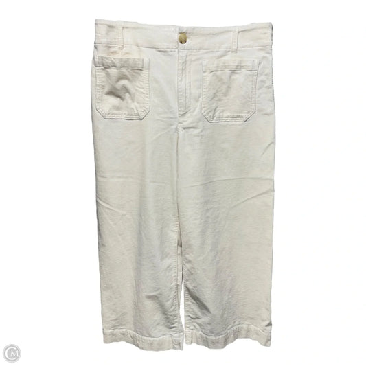 Collette Corduroy Pants By Maeve In Cream, Size: 18 p