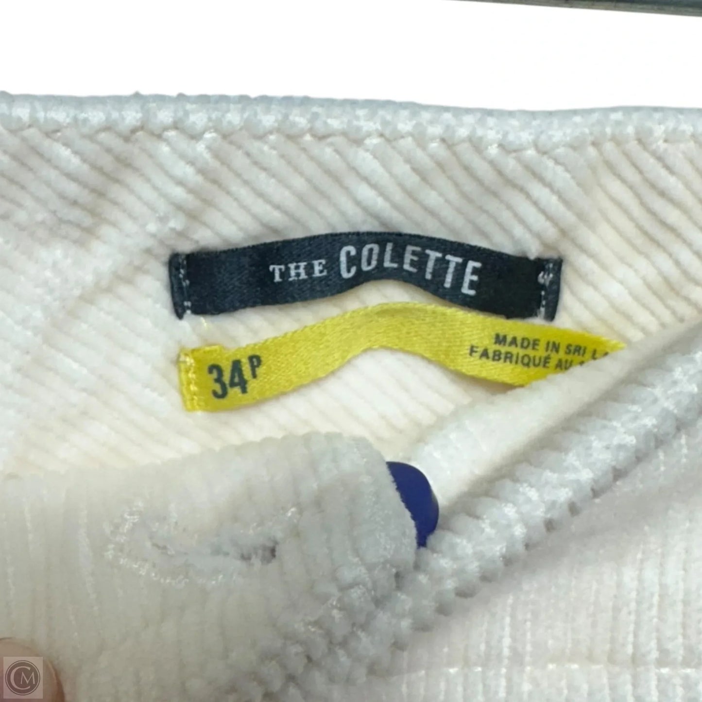 Collette Corduroy Pants By Maeve In Cream, Size: 18 p