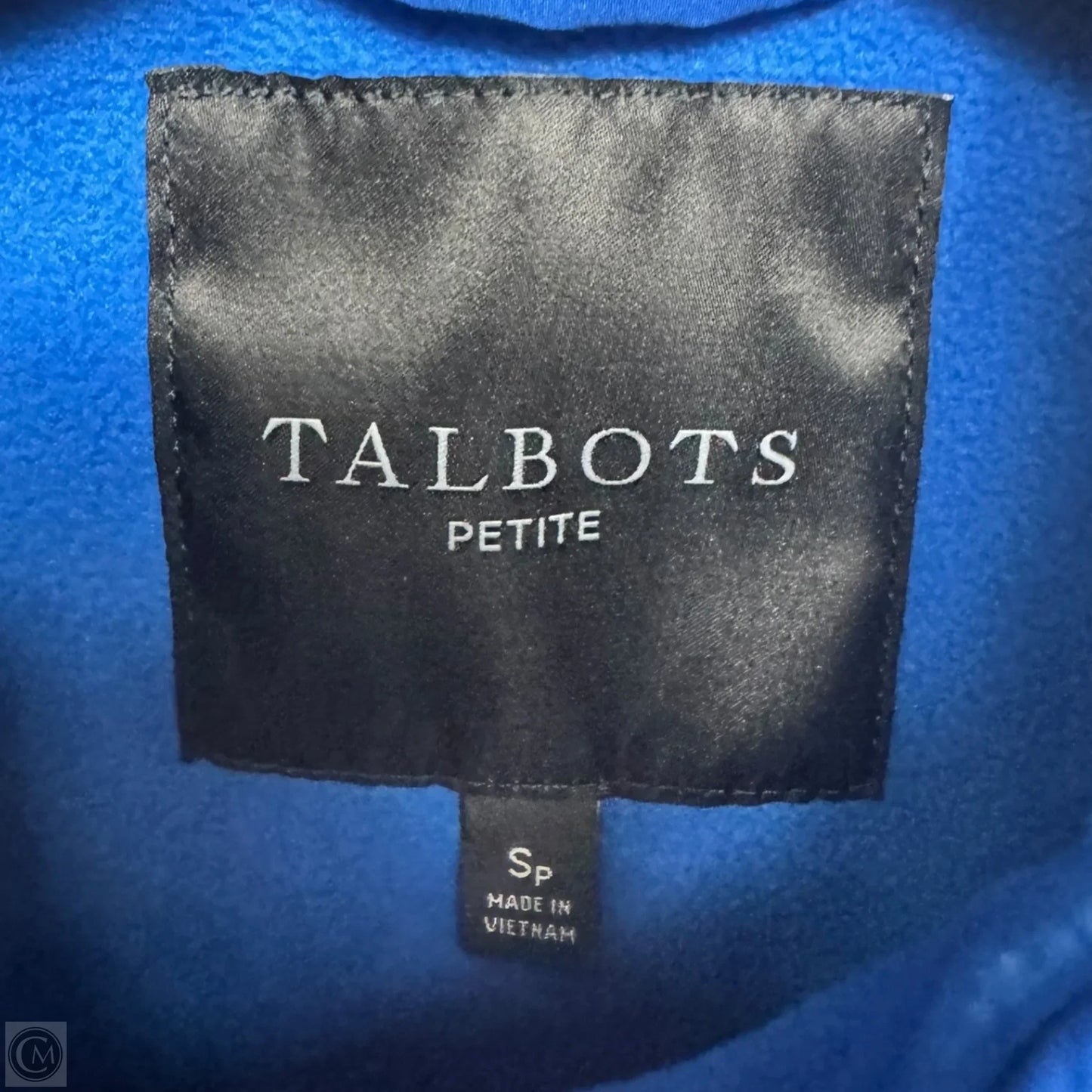 Vest Puffer & Quilted By Talbots In Blue, Size: Sp