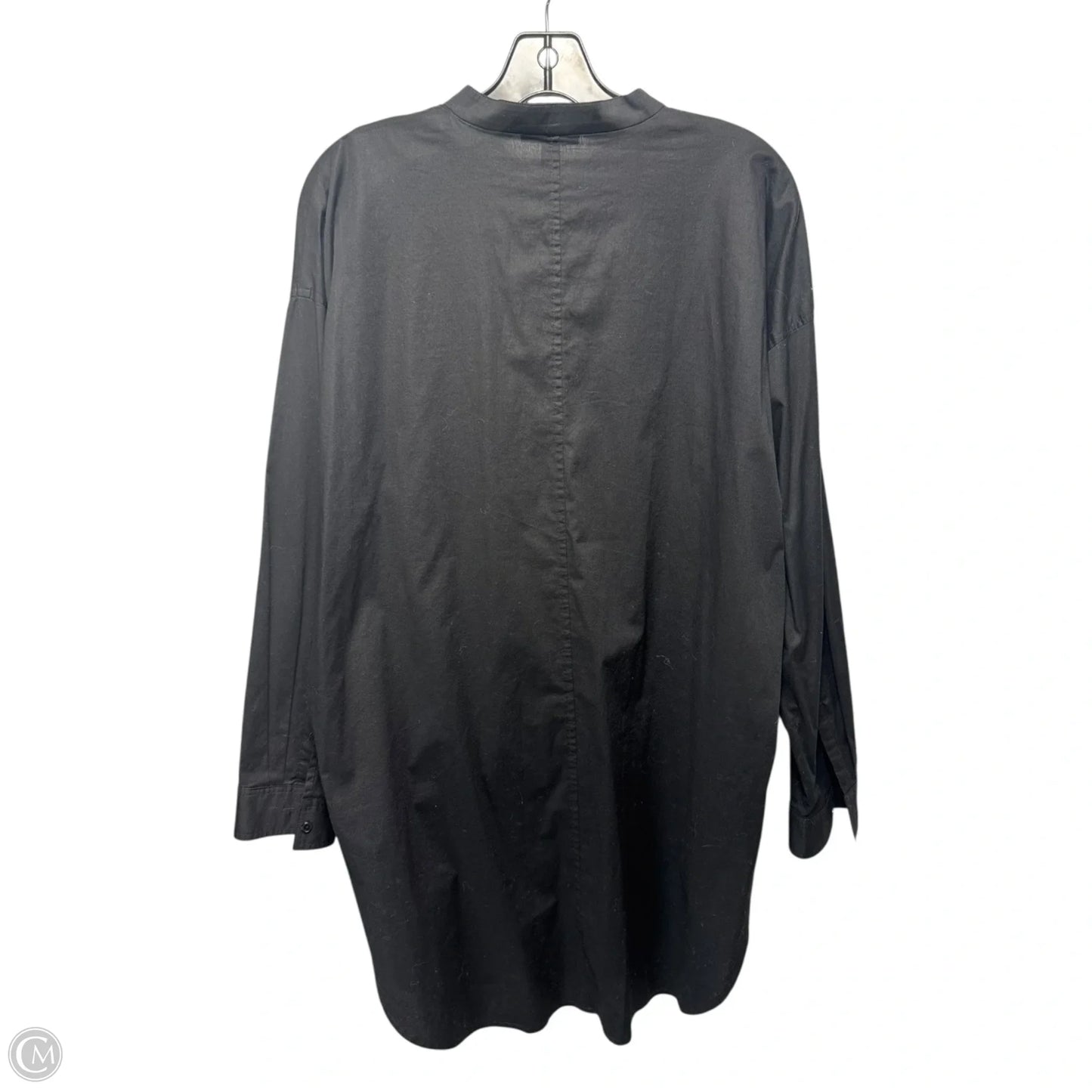 Tunic Long Sleeve By Eileen Fisher In Black, Size: S