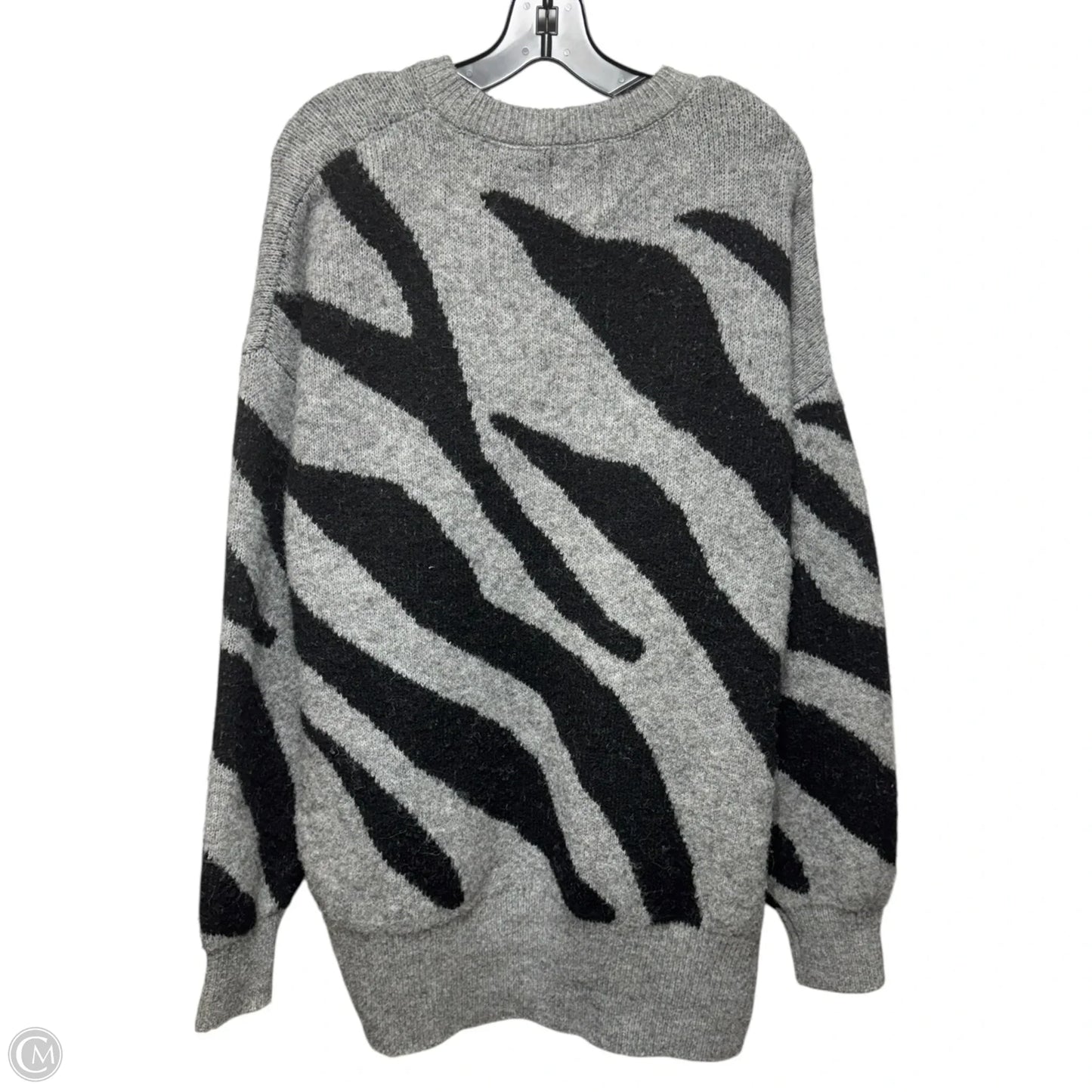 Sweater By River Island In Black & Grey, Size: L