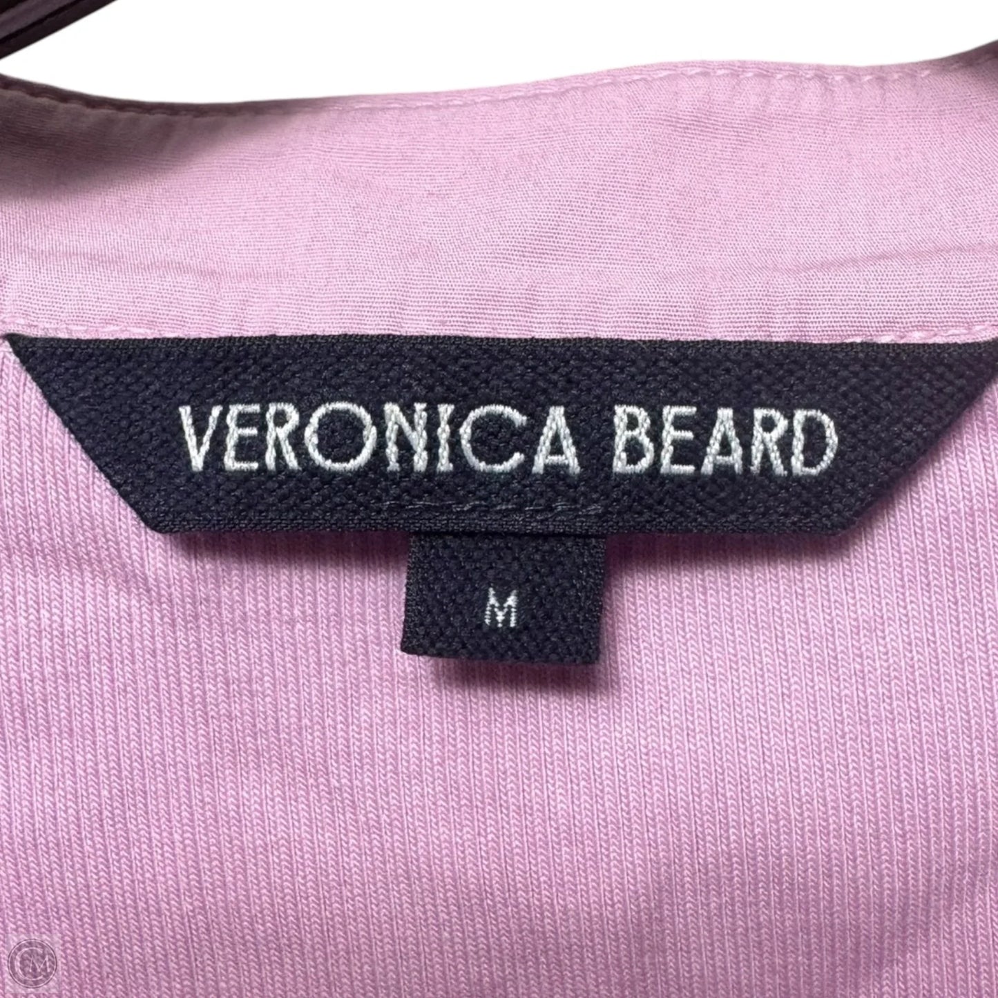 Coralee Rib-Knit Puff-Sleeve Top By Veronica Beard In Barely Orchid, Size: M