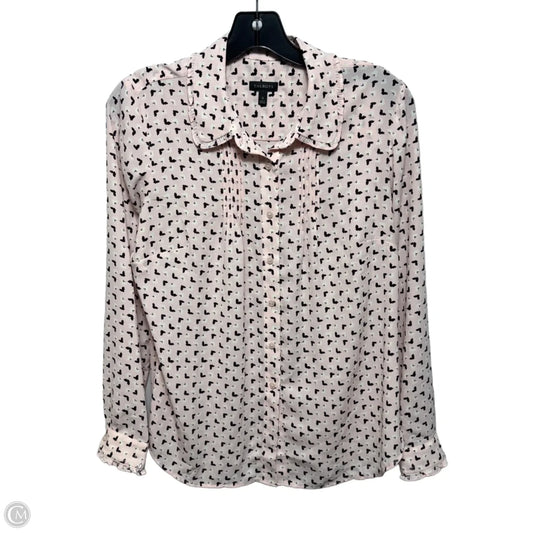 Butterfly Top Long Sleeve By Talbots In Pink, Size: S
