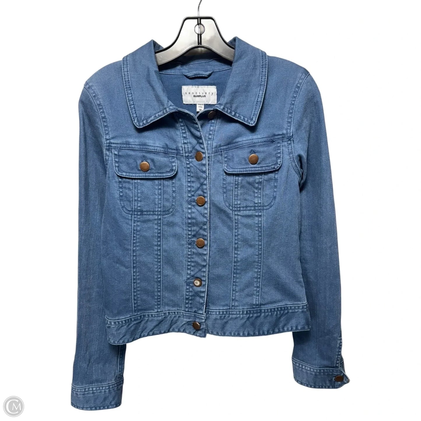 Jacket Denim By Sanctuary In Blue, Size: M