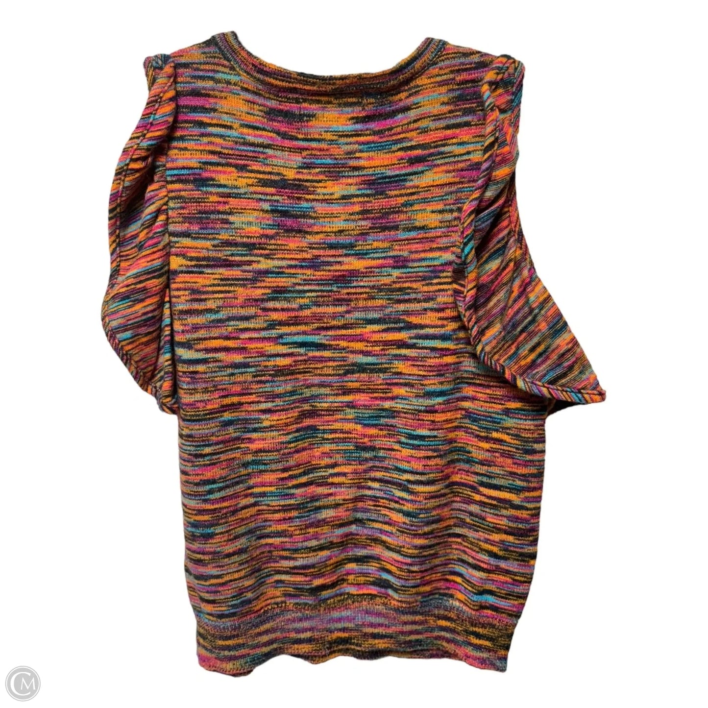 Ruby Flutter Sleeve Sweater Top By Anthropologie In Multi-colored, Size: S