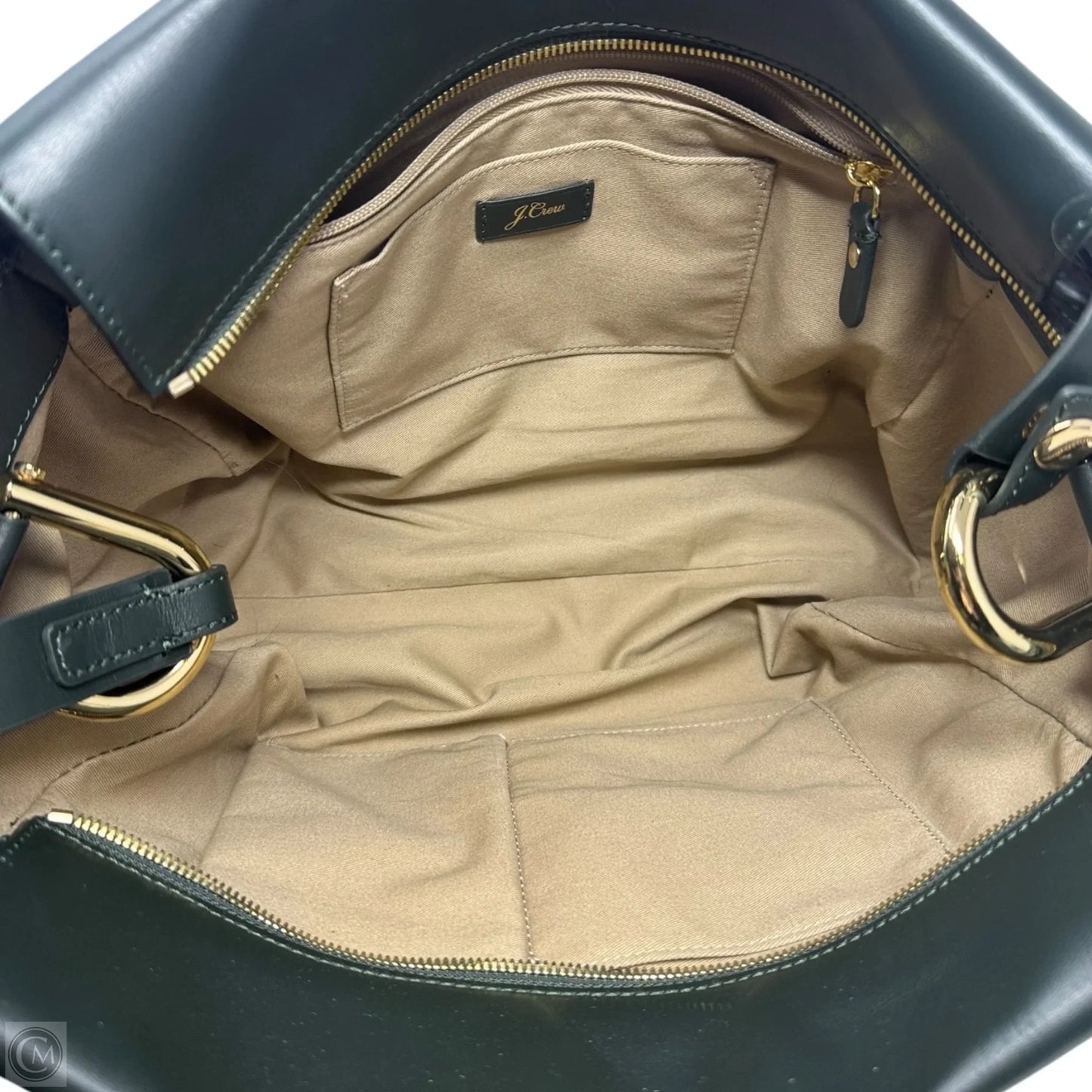 Handbag Leather By J. Crew, Size: Medium