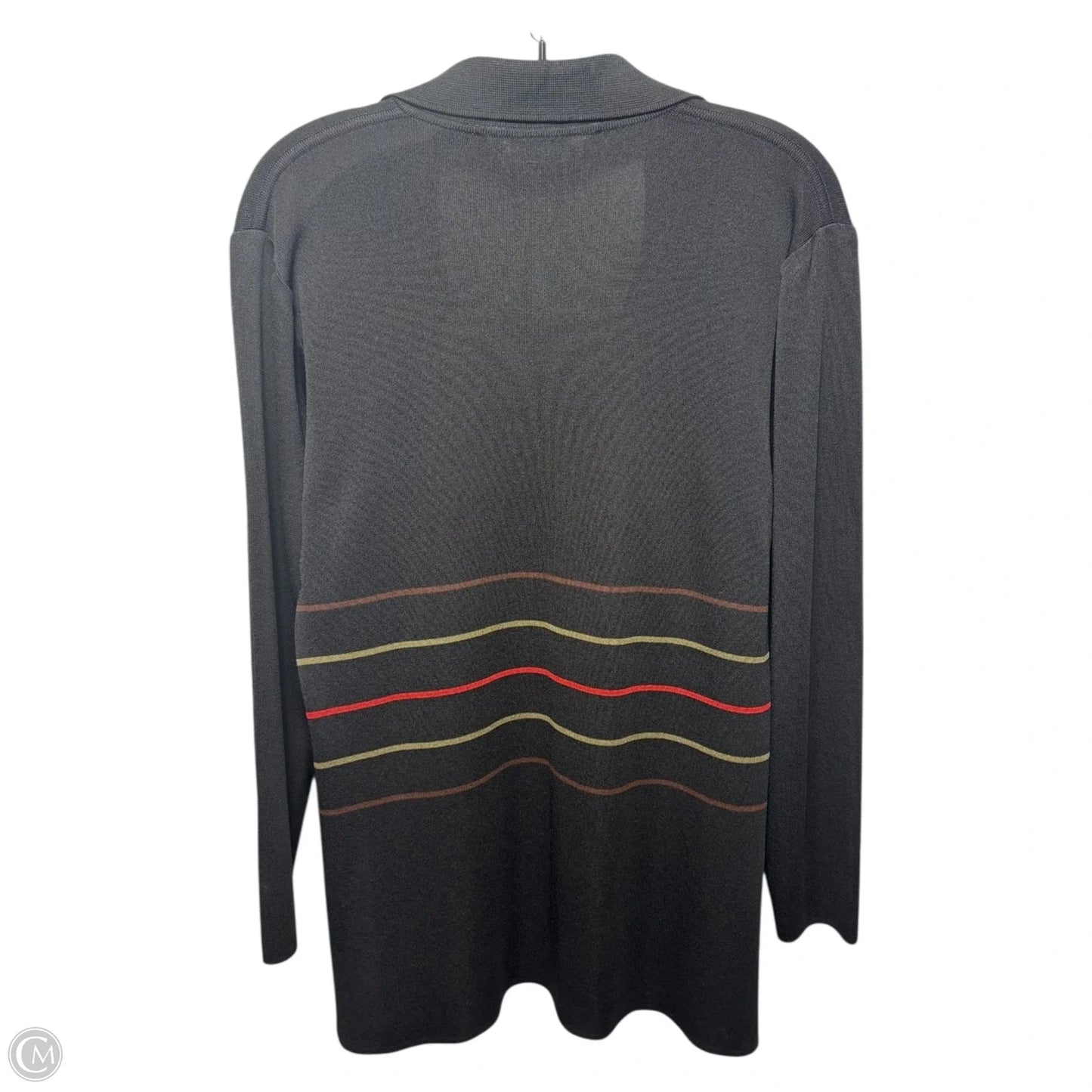 Sweater Cardigan By Misook In Black, Size: M