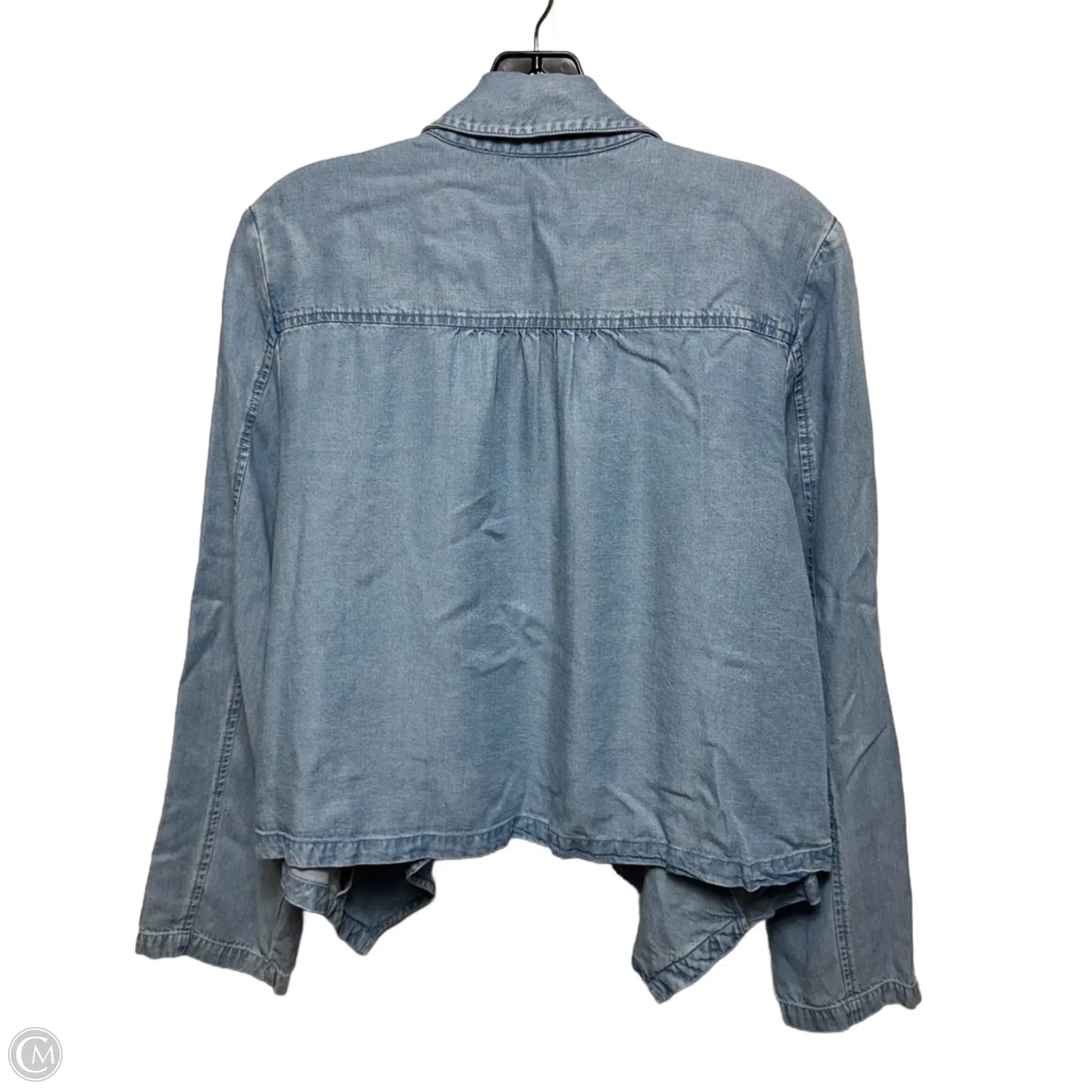 Blazer By Soft Surroundings In Blue Denim, Size: M