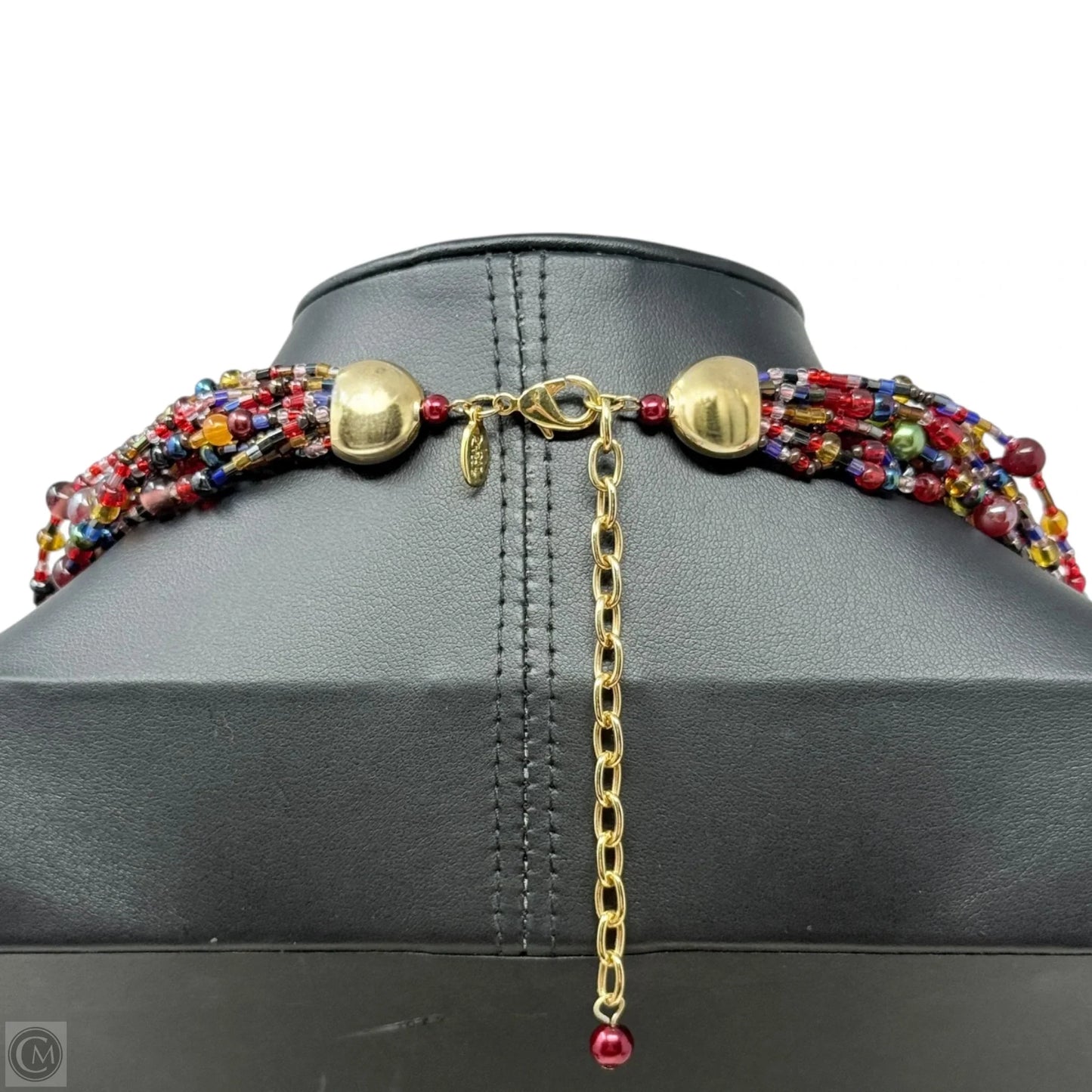 Vintage Multi Strand Czech Glass Beaded Necklace By Joan Rivers