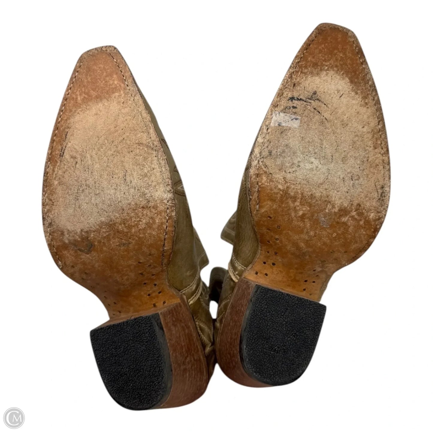 Boots Western By Ariat In Gold, Size: 9.5