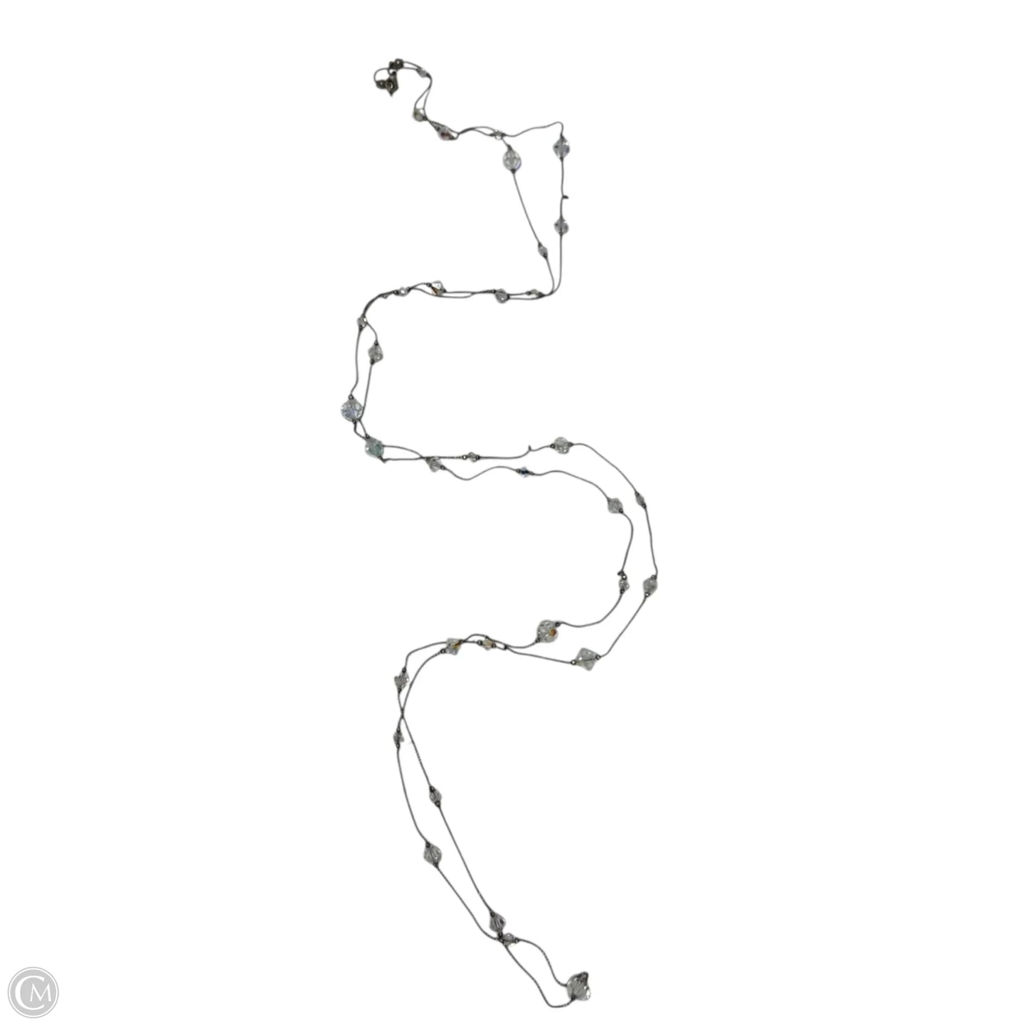 Long Beaded Station Necklace